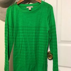 Medium Banana Republic Green Lightweight Sweater
